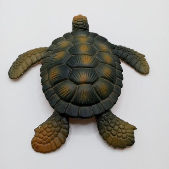 Sea Turtle Figure 1991 Reptile Figurine Collectible Vintage Ocean Life Seaturtle - Picture 12 of 16